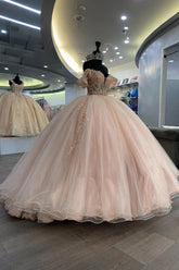 Juliana | Discover the Ultimate Pink Quince Dress for Your Dream Celebration - Light Pink - PromDressClub